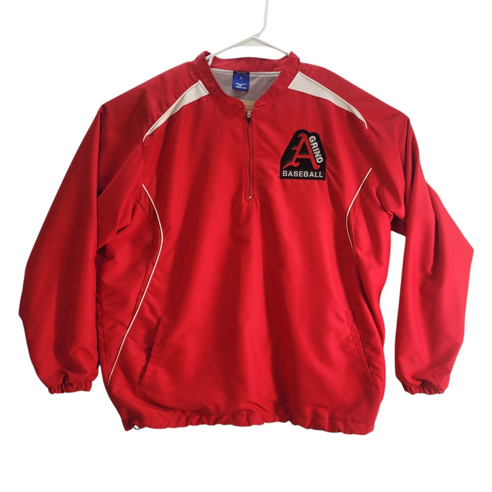 Mizuno Arkansas Razorbacks Grind Baseball Pullover Lightweight Size XL‎